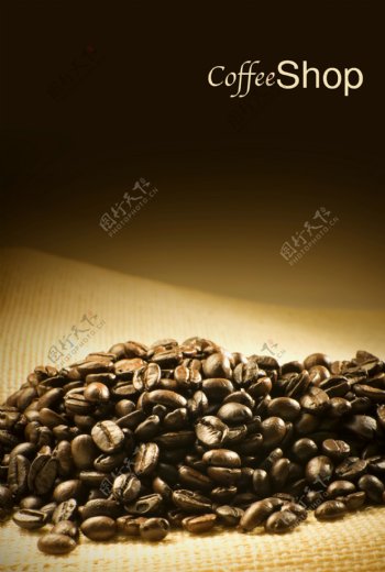 黑咖啡豆图片图片