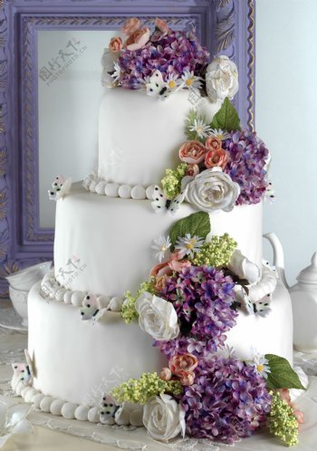 漂亮的结婚蛋糕图片