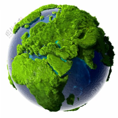 绿色环保地球主题图片