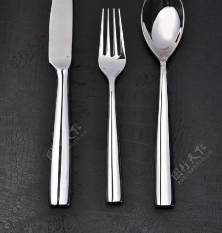不锈钢刀叉餐具图片