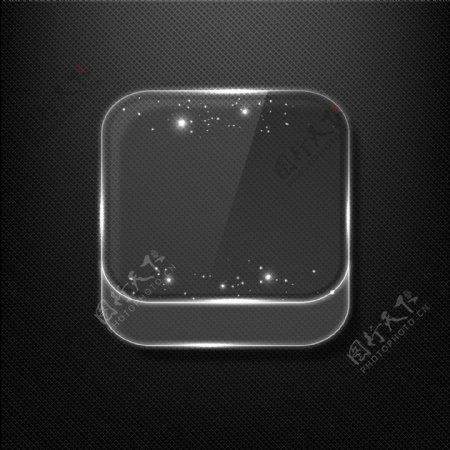 荧光玻璃光泽的应用程序图标