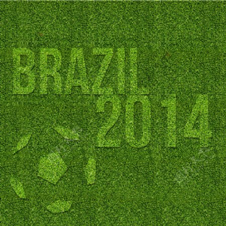 绿色草坪世界杯背景图片