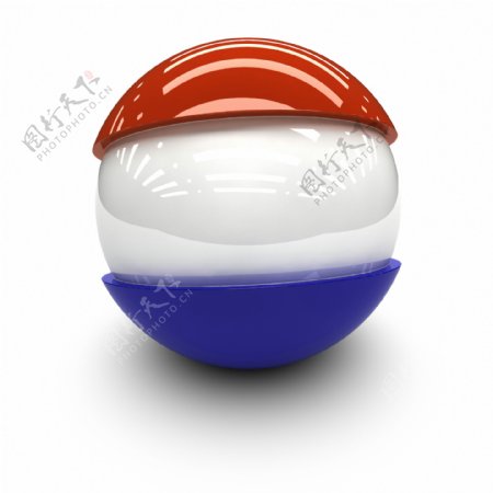 克罗地亚国旗球体图片