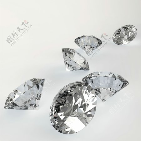 灰色钻石背景素材图片