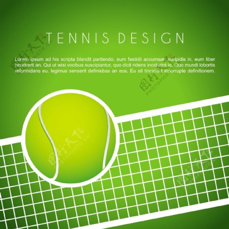 网球海报设计