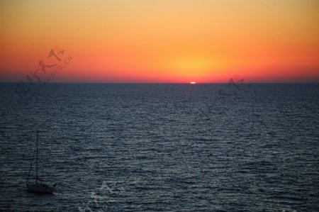 海上日出高清图片
