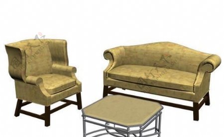 室内家具之外国沙发403D模型