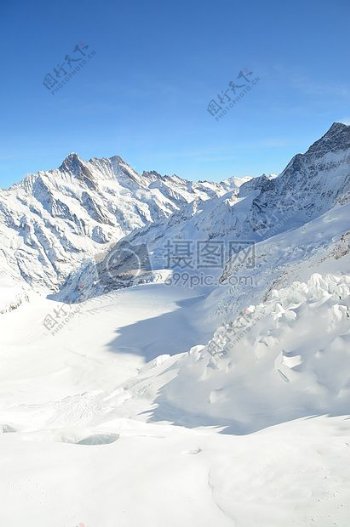 瑞士高山白雪
