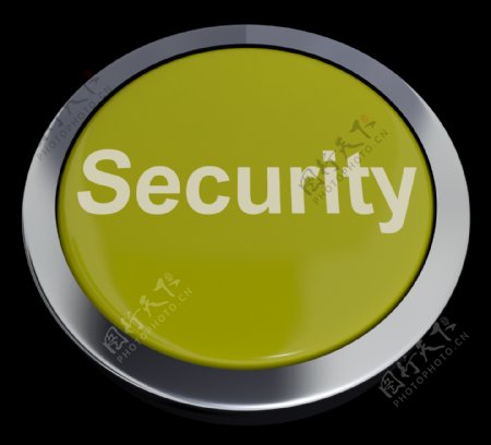 安全按钮显示隐私加密和安全