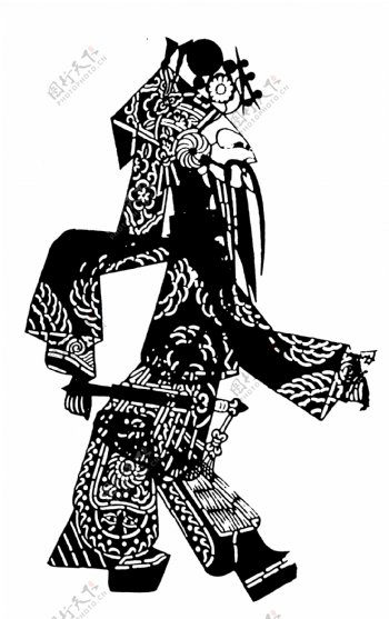 皮影图案清代图案中国传统图案31