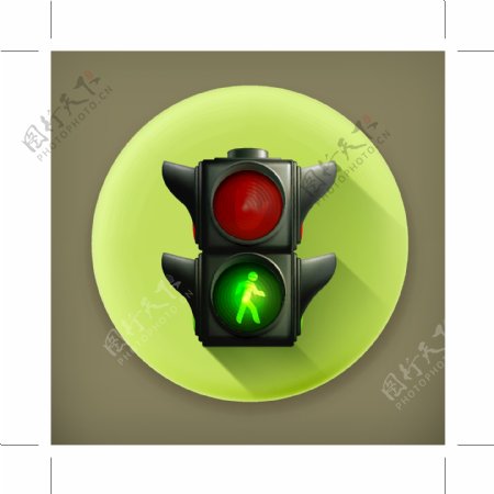 红绿灯按钮图标