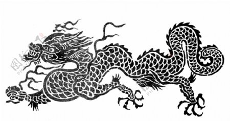 龙纹图案吉祥图案中国传统图案415
