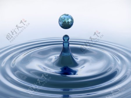 水滴中的地球