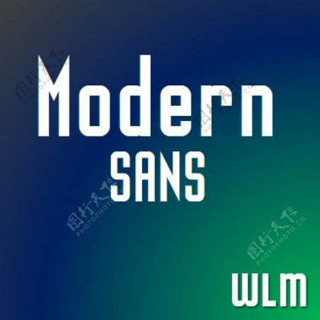 WLM现代Sans字体
