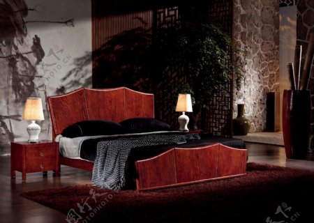 实木床实木床免费实木床背景