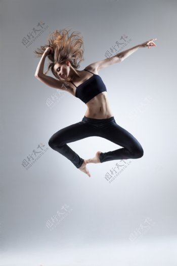 性感的芭蕾舞美女图片