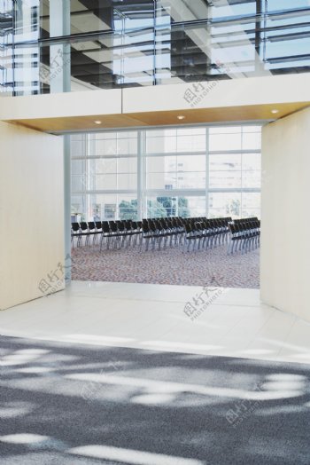 大型会议室摄影图片