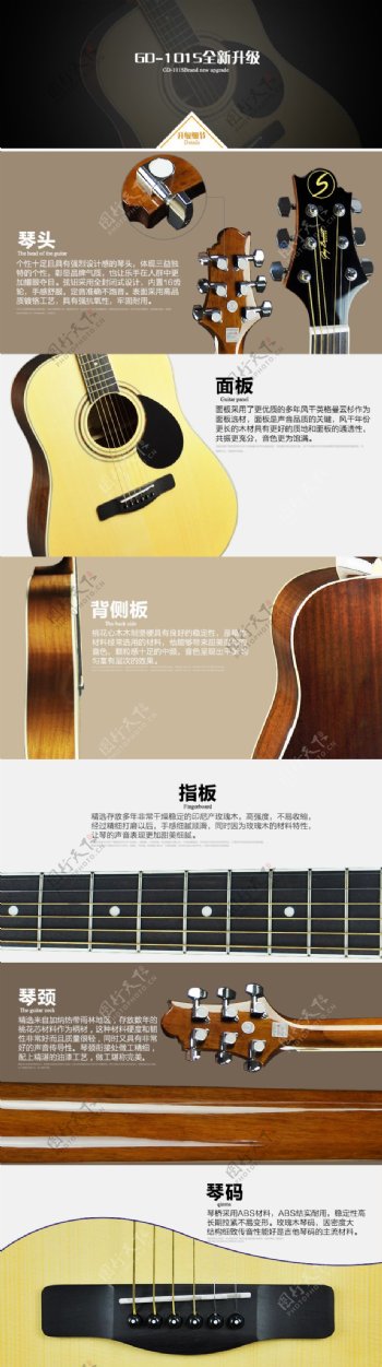 三益吉他GD101升级细节介绍