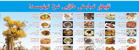 维族食物营养表