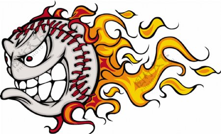 棒球与火焰