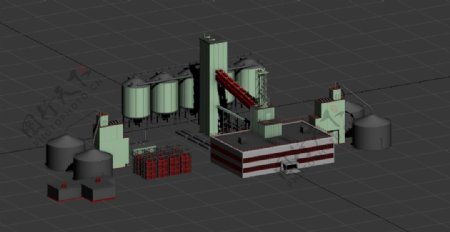 工业厂房模型