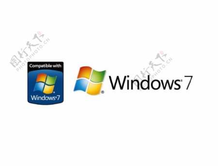 windows7标志矢量图