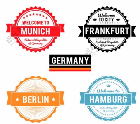德国城市标签