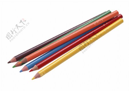 文化用品彩色铅笔抠图格式