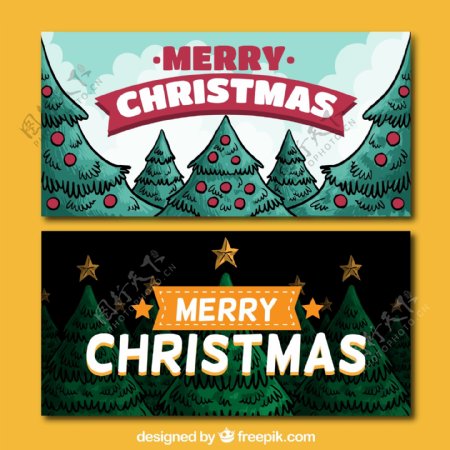 圣诞节卡片设计背景素材