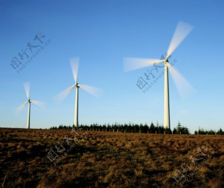 风力发电机组图片