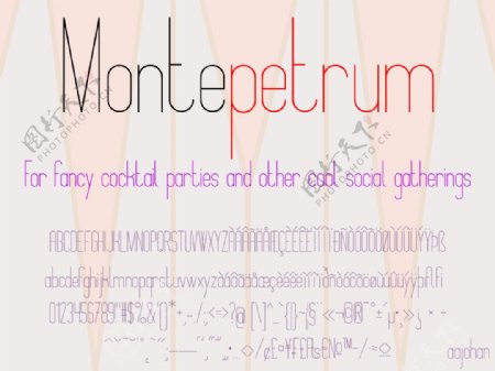 montepetrum字体