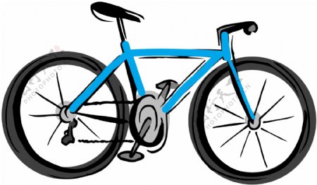 自行车交通工具矢量素材EPS格式0053