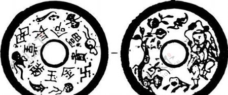 清代下版画装饰画中华图案五千年矢量AI格式0264