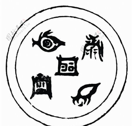 元明时代矢量版画古典图案矢量中华五千年AI源文件0492