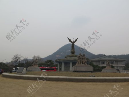 韩国山脉图片
