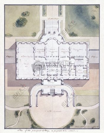 白宫的设计规划图