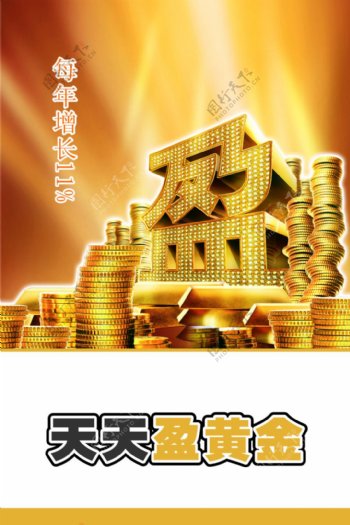 金融黄金海报