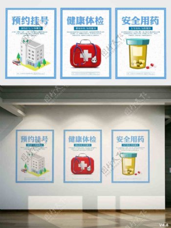 医院医疗系列展板海报
