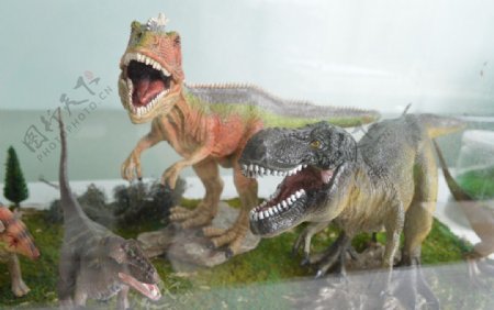 恐龙模型摄影