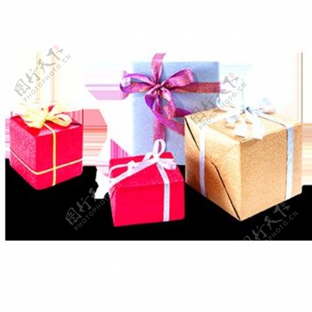 生日礼物包装盒素材图片