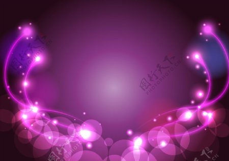 紫色幻彩背景