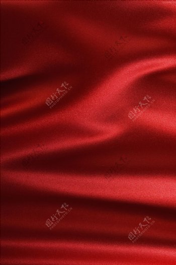红色质感绸缎底纹