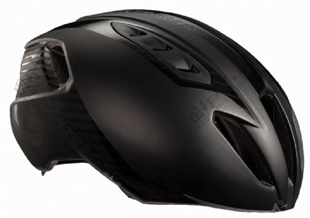 漆黑色自行车头盔免抠png透明素材