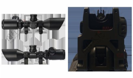 高级瞄准器免抠png透明图层素材