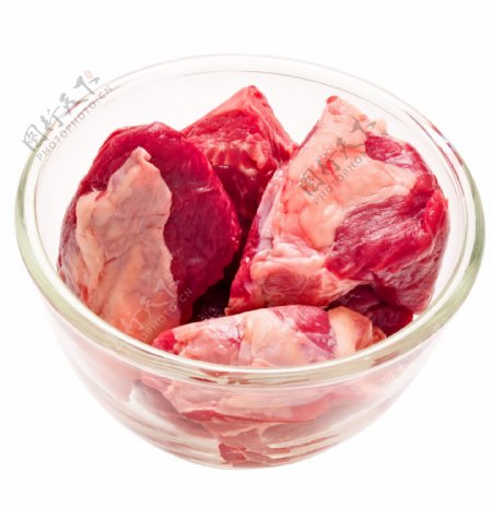 新鲜生猪肉png元素素材