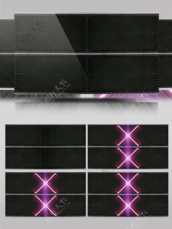 紫色光X视频素材