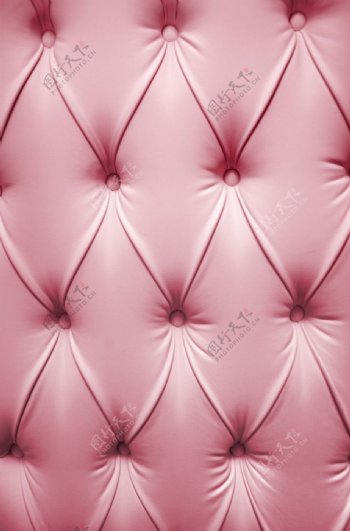 粉色皮质沙发软包背景