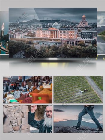 魅力色彩下的格鲁吉亚城市景观人文宣传片
