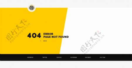 企业电商购物网站模板之404错误界面