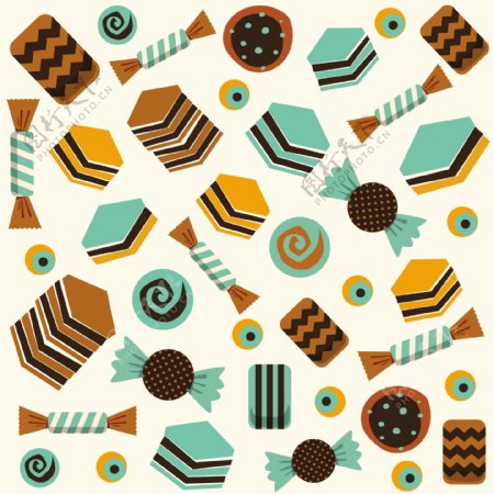巧克力饼干ai矢量素材下载